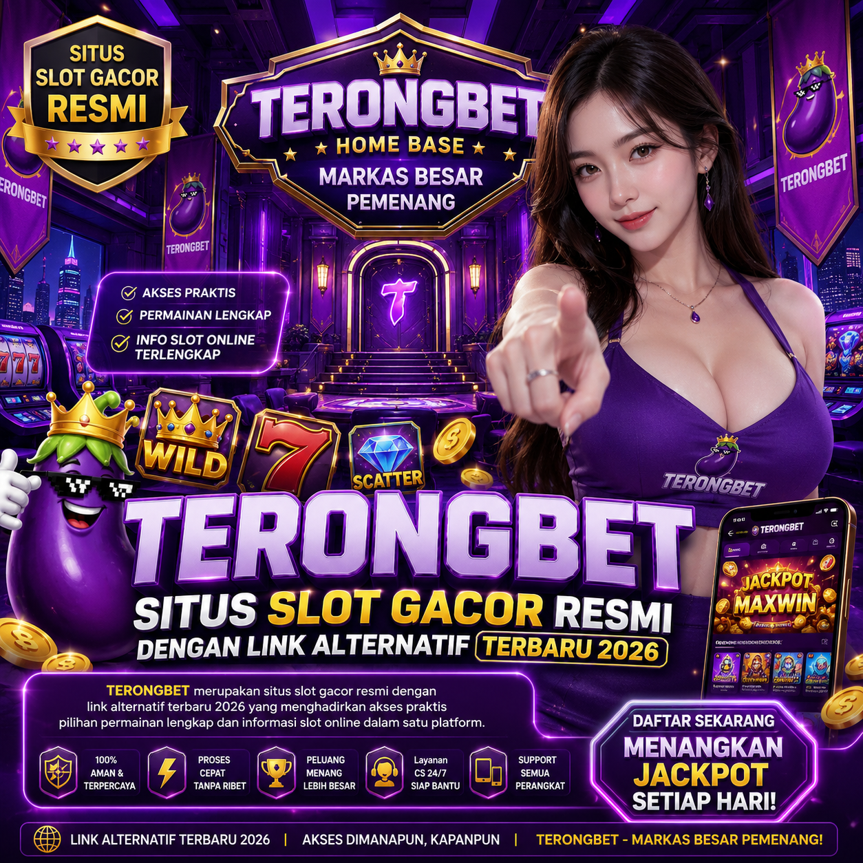TERONGBET: Situs Slot Gacor Resmi dengan Link Alternatif Terbaru 2026